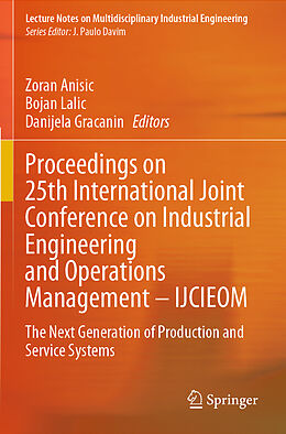 Kartonierter Einband Proceedings on 25th International Joint Conference on Industrial Engineering and Operations Management   IJCIEOM von 