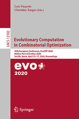 Couverture cartonnée Evolutionary Computation in Combinatorial Optimization de 