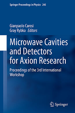 Livre Relié Microwave Cavities and Detectors for Axion Research de 