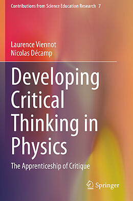 Couverture cartonnée Developing Critical Thinking in Physics de Nicolas Décamp, Laurence Viennot