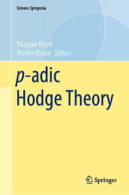 Livre Relié p-adic Hodge Theory de 