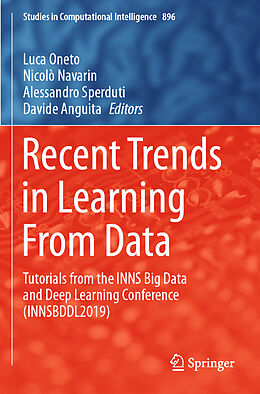 Couverture cartonnée Recent Trends in Learning From Data de 