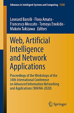 Couverture cartonnée Web, Artificial Intelligence and Network Applications, 2 Teile de 