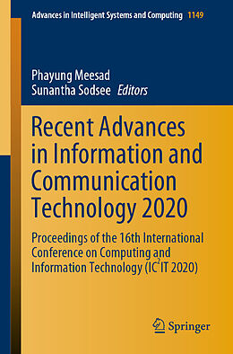 E-Book (pdf) Recent Advances in Information and Communication Technology 2020 von 