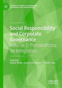 Fester Einband Social Responsibility and Corporate Governance von 