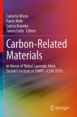 Couverture cartonnée Carbon-Related Materials de 