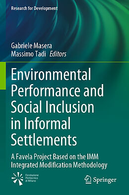 Couverture cartonnée Environmental Performance and Social Inclusion in Informal Settlements de 