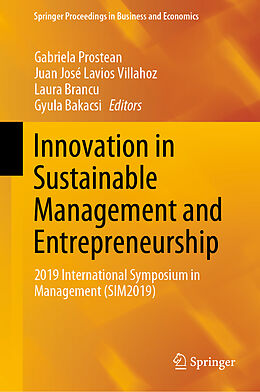 Fester Einband Innovation in Sustainable Management and Entrepreneurship von 