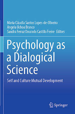 Couverture cartonnée Psychology as a Dialogical Science de 