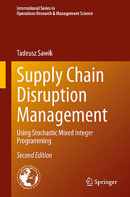 eBook (pdf) Supply Chain Disruption Management de Tadeusz Sawik