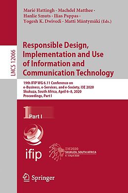 eBook (pdf) Responsible Design, Implementation and Use of Information and Communication Technology de 