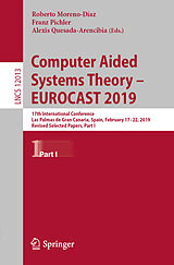 Couverture cartonnée Computer Aided Systems Theory   EUROCAST 2019 de 