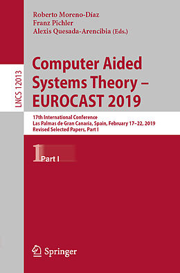 Kartonierter Einband Computer Aided Systems Theory   EUROCAST 2019 von 