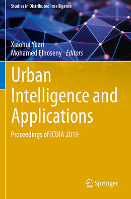 Couverture cartonnée Urban Intelligence and Applications de 