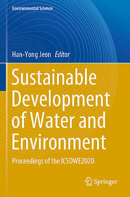 Couverture cartonnée Sustainable Development of Water and Environment de 