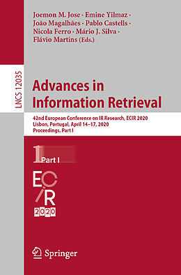 Kartonierter Einband Advances in Information Retrieval von 