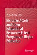 E-Book (pdf) Inclusive Access and Open Educational Resources E-text Programs in Higher Education von 
