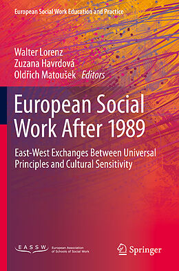 Couverture cartonnée European Social Work After 1989 de 