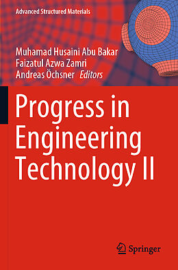 Kartonierter Einband Progress in Engineering Technology II von 