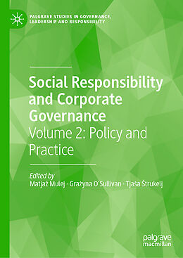 Fester Einband Social Responsibility and Corporate Governance von 