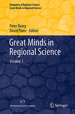 Livre Relié Great Minds in Regional Science de 