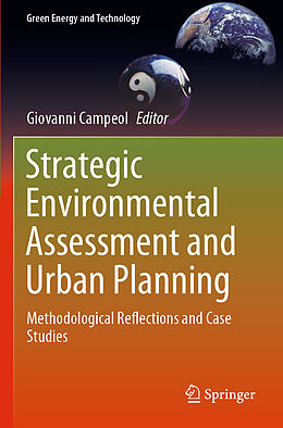 Couverture cartonnée Strategic Environmental Assessment and Urban Planning de 
