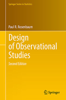 Livre Relié Design of Observational Studies de Paul R. Rosenbaum