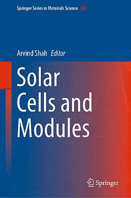 Livre Relié Solar Cells and Modules de 