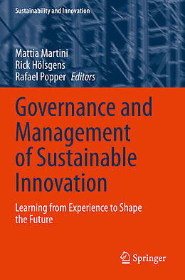 Couverture cartonnée Governance and Management of Sustainable Innovation de 