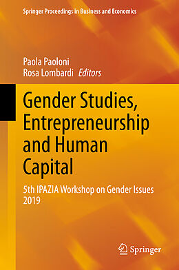 Livre Relié Gender Studies, Entrepreneurship and Human Capital de 