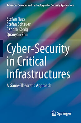 Couverture cartonnée Cyber-Security in Critical Infrastructures de Stefan Rass, Quanyan Zhu, Sandra König