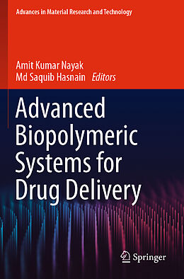 Couverture cartonnée Advanced Biopolymeric Systems for Drug Delivery de 