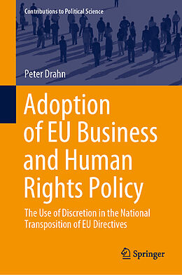 Livre Relié Adoption of EU Business and Human Rights Policy de Peter Drahn