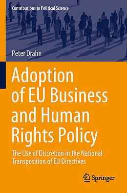 Couverture cartonnée Adoption of EU Business and Human Rights Policy de Peter Drahn