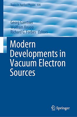 eBook (pdf) Modern Developments in Vacuum Electron Sources de 