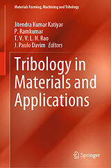 eBook (pdf) Tribology in Materials and Applications de 