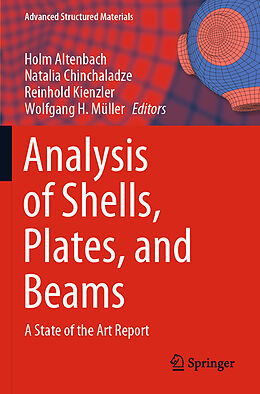 Kartonierter Einband Analysis of Shells, Plates, and Beams von 