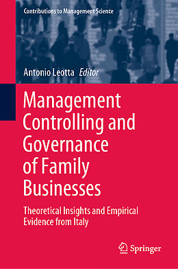 Fester Einband Management Controlling and Governance of Family Businesses von 