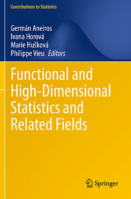 Couverture cartonnée Functional and High-Dimensional Statistics and Related Fields de 