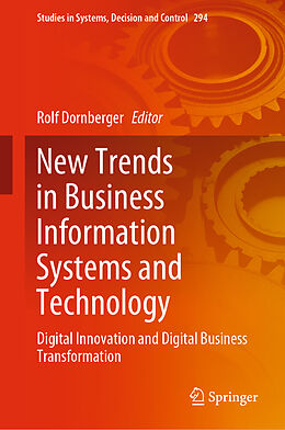 Livre Relié New Trends in Business Information Systems and Technology de 