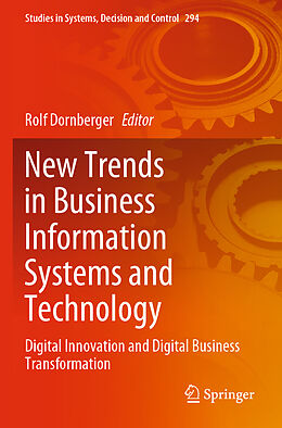 Couverture cartonnée New Trends in Business Information Systems and Technology de 