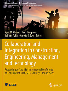 Couverture cartonnée Collaboration and Integration in Construction, Engineering, Management and Technology de 