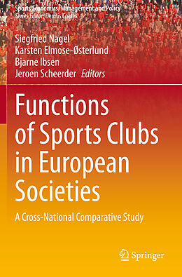 Couverture cartonnée Functions of Sports Clubs in European Societies de 