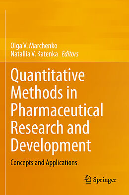 Couverture cartonnée Quantitative Methods in Pharmaceutical Research and Development de 