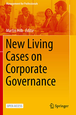 Kartonierter Einband New Living Cases on Corporate Governance von 