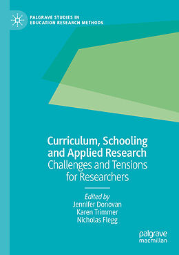 Couverture cartonnée Curriculum, Schooling and Applied Research de 