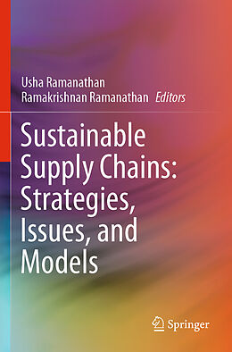 Couverture cartonnée Sustainable Supply Chains: Strategies, Issues, and Models de 