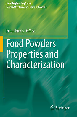 Couverture cartonnée Food Powders Properties and Characterization de 