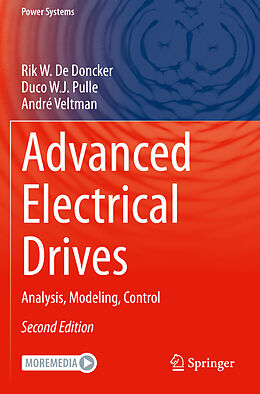 Kartonierter Einband Advanced Electrical Drives von Rik W. De Doncker, André Veltman, Duco W. J. Pulle