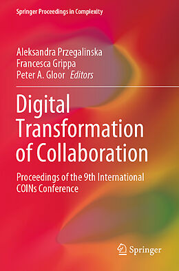 Couverture cartonnée Digital Transformation of Collaboration de 